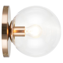 Matteo Lighting WX06011AGCL - Cosmo Aged Gold Brass Wall Sconce/Ceiling Mount