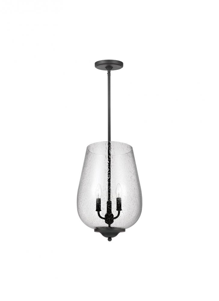 Belton transitional 3-light indoor dimmable ceiling pendant hanging chandelier pendant light in midn