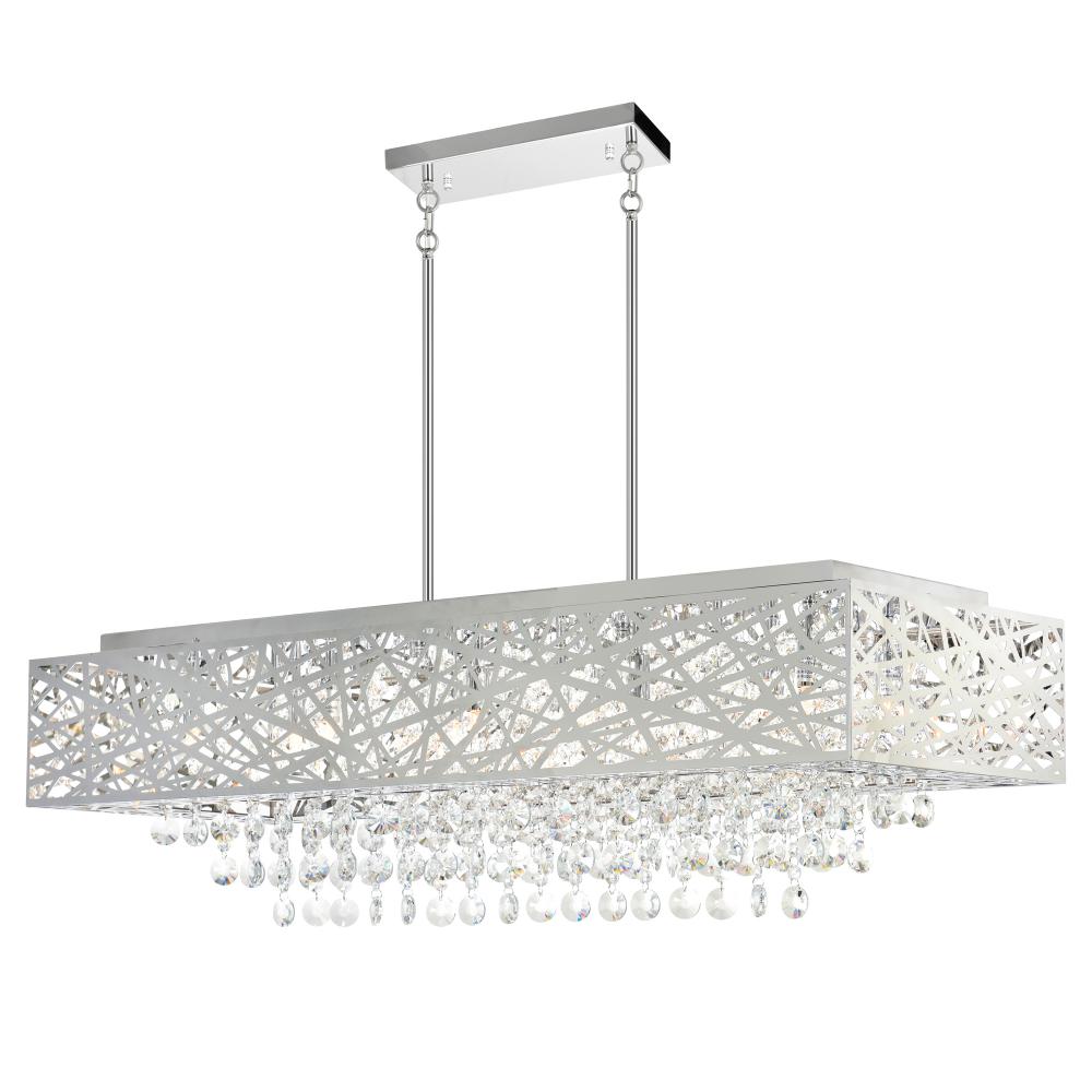 Eternity 16 Light Chandelier With Chrome Finish