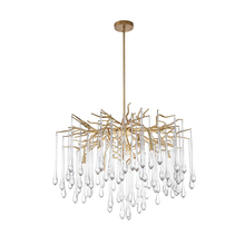 CWI Lighting 1094P26-6-620 - Anita 6 Light Chandelier With Gold Leaf Finish
