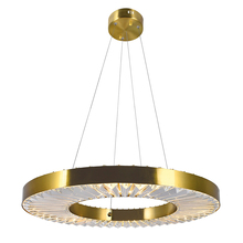 CWI Lighting 1219P24-1-625 - Bjoux LED Chandelier With Brass Finish