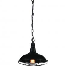 CWI Lighting 9611P11-1-101 - Morgan 1 Light Down Mini Pendant With Black Finish