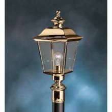 Kichler 9913PB - Bay Shore™ 1 Light Post Light Polished Brass