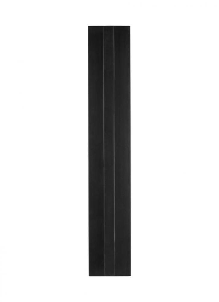 Anton modern dimmable LED Large Wall Sconce Light outdoor in a black finish