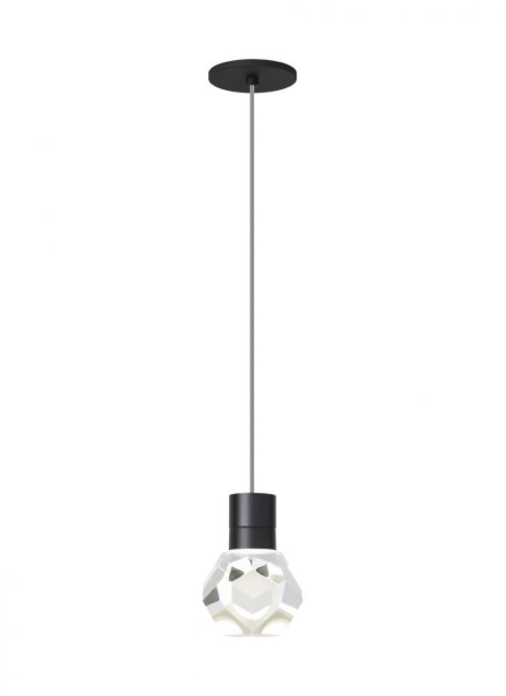 Modern Kira dimmable LED Ceiling Pendant Light in a Black finish
