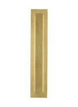 Visual Comfort & Co. Modern Collection 700OWASP93026DNBUNVSLF - Aspen Contemporary dimmable LED 26 Outdoor Wall Sconce Light outdoor in a Natural Brass/Gold Colored
