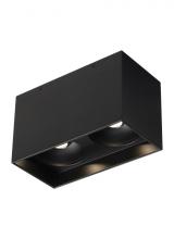 Visual Comfort & Co. Modern Collection 700FMEXOD620BB-LED927 - Exo 6 Dual Flush Mount