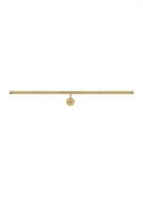 Visual Comfort & Co. Modern Collection 700PLUF24NB-LED927 - Modern Plural Faceted dimmable LED 24 Picture Light in a Natural Brass/Gold Colored finish