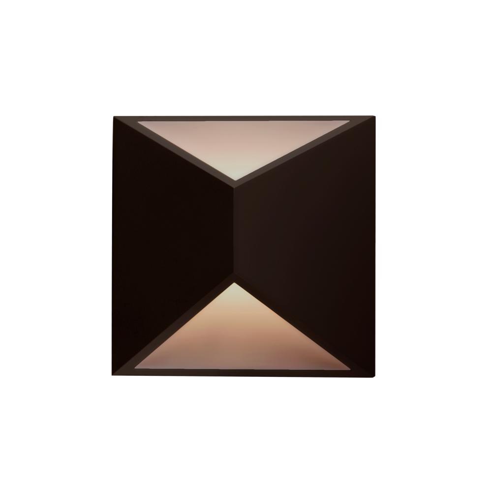 Indio 7-in Bronze LED Exterior Wall Sconce