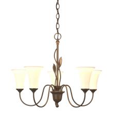 Hubbardton Forge - Canada 103052-SKT-05-GG0067 - Forged Leaves 5 Arm Chandelier