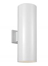 Visual Comfort & Co. Studio Collection 8413997S-15 - Outdoor Cylinders transitional 2-light integrated LED outdoor exterior large integrated LED wall lan