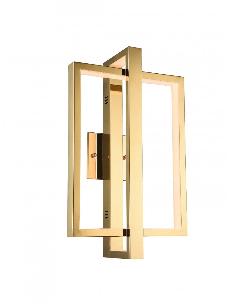 Gold LED Wall Sconce