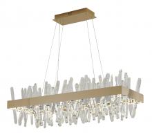 Bethel International Canada LX63C40G - Stainless Steel and Crystal LED Chandelier